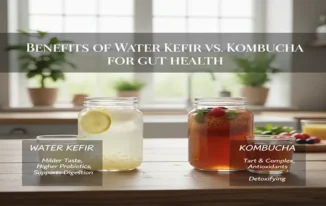 Benefits of Water Kefir vs. Kombucha for Gut Health