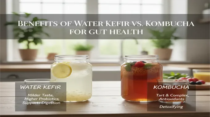 Benefits of Water Kefir vs. Kombucha for Gut Health