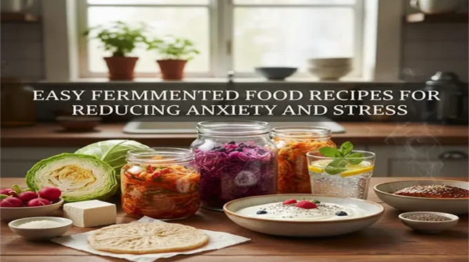 Easy Fermented Food Recipes for Reducing Anxiety and Stress