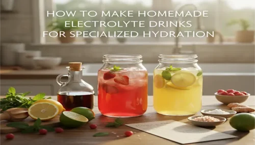 How to Make Homemade Electrolyte Drinks for Specialized Hydration